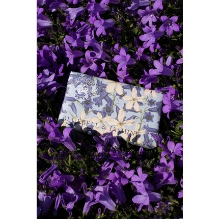 The English Soap Company Королевский ботанический сад Кью Обернутое мыло Роскошное мыло с маслом ши «Колокольчик» 240 г «Колокольчик и жасмин» — фото 3