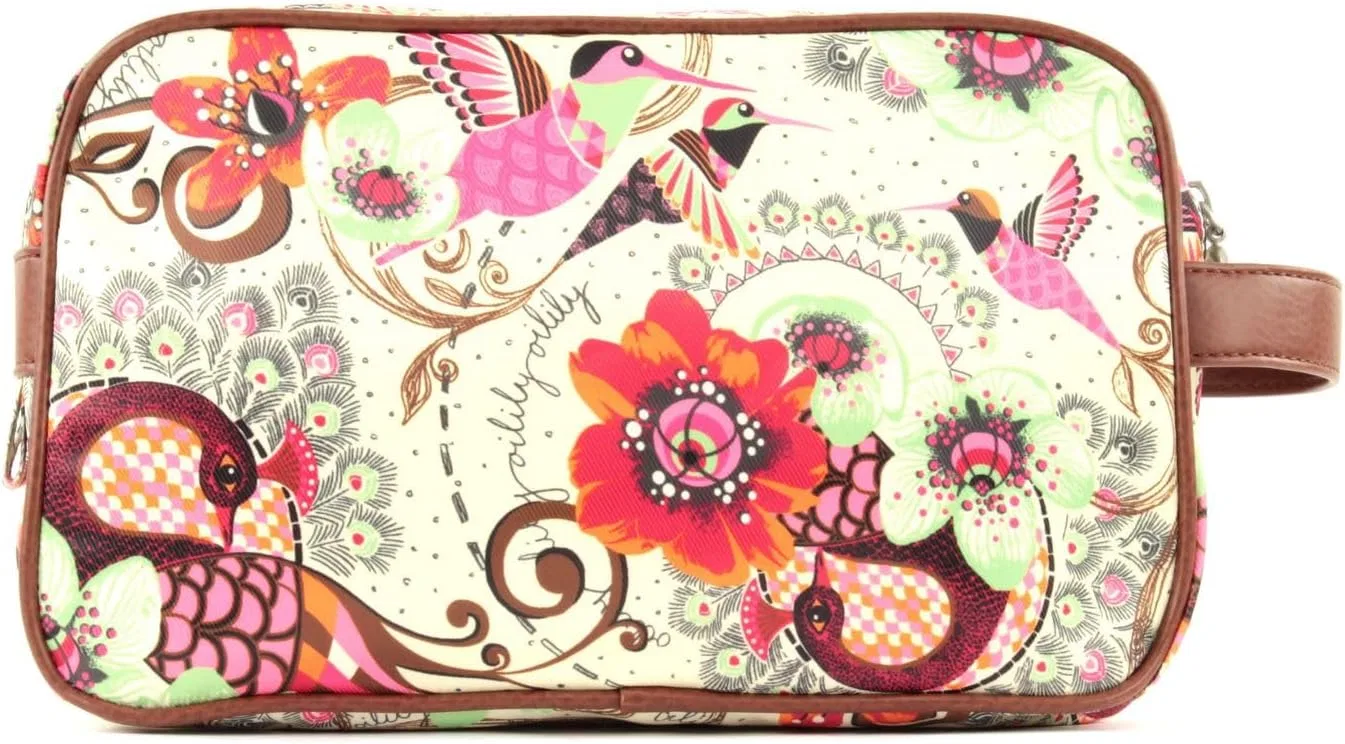 Женская косметичка Oilily Summer Birds Pocket Cosmetic Bag OCB9114 Oilily, Cream-White — фото 3