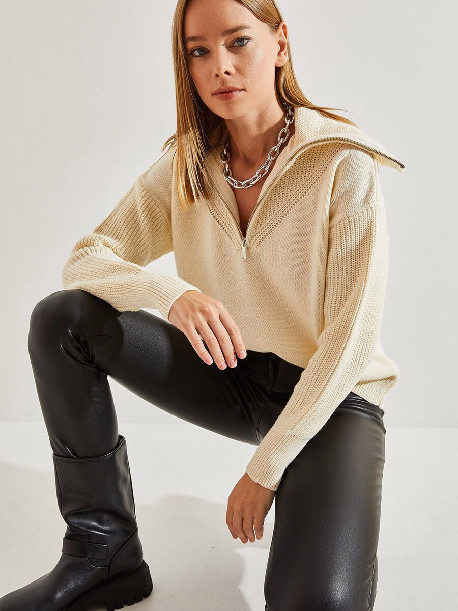 

Водолазка Bianco Lucci Sweater, кремовый