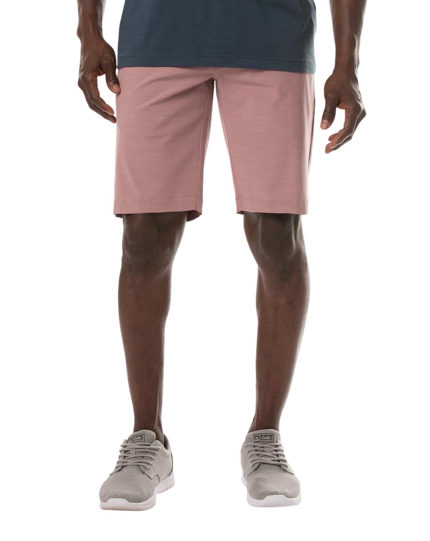 

Мужские шорты On A Boat цвета Heather Ruby Wine TravisMathew
