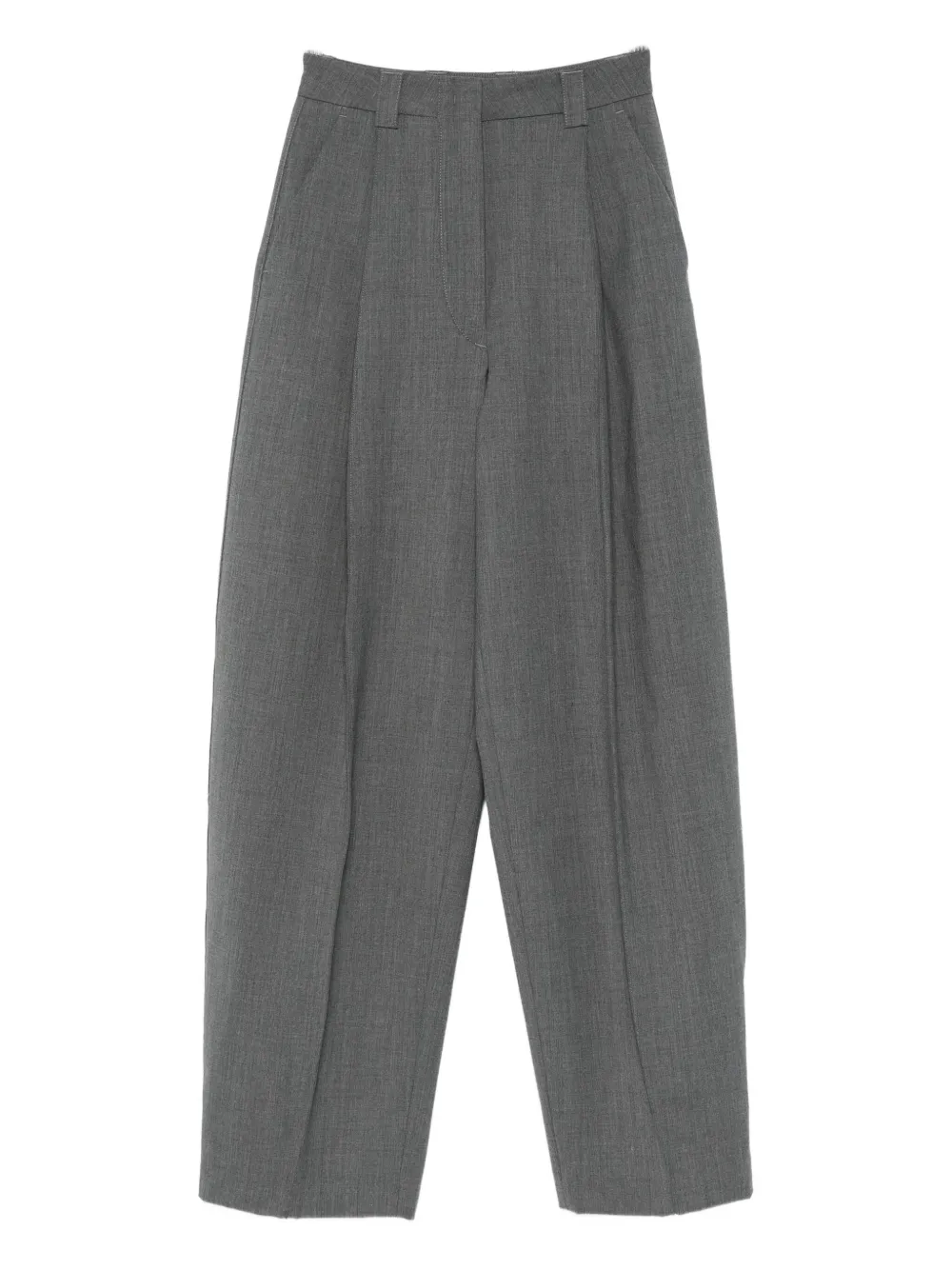 

Плиссированные брюки Thelatest, серый