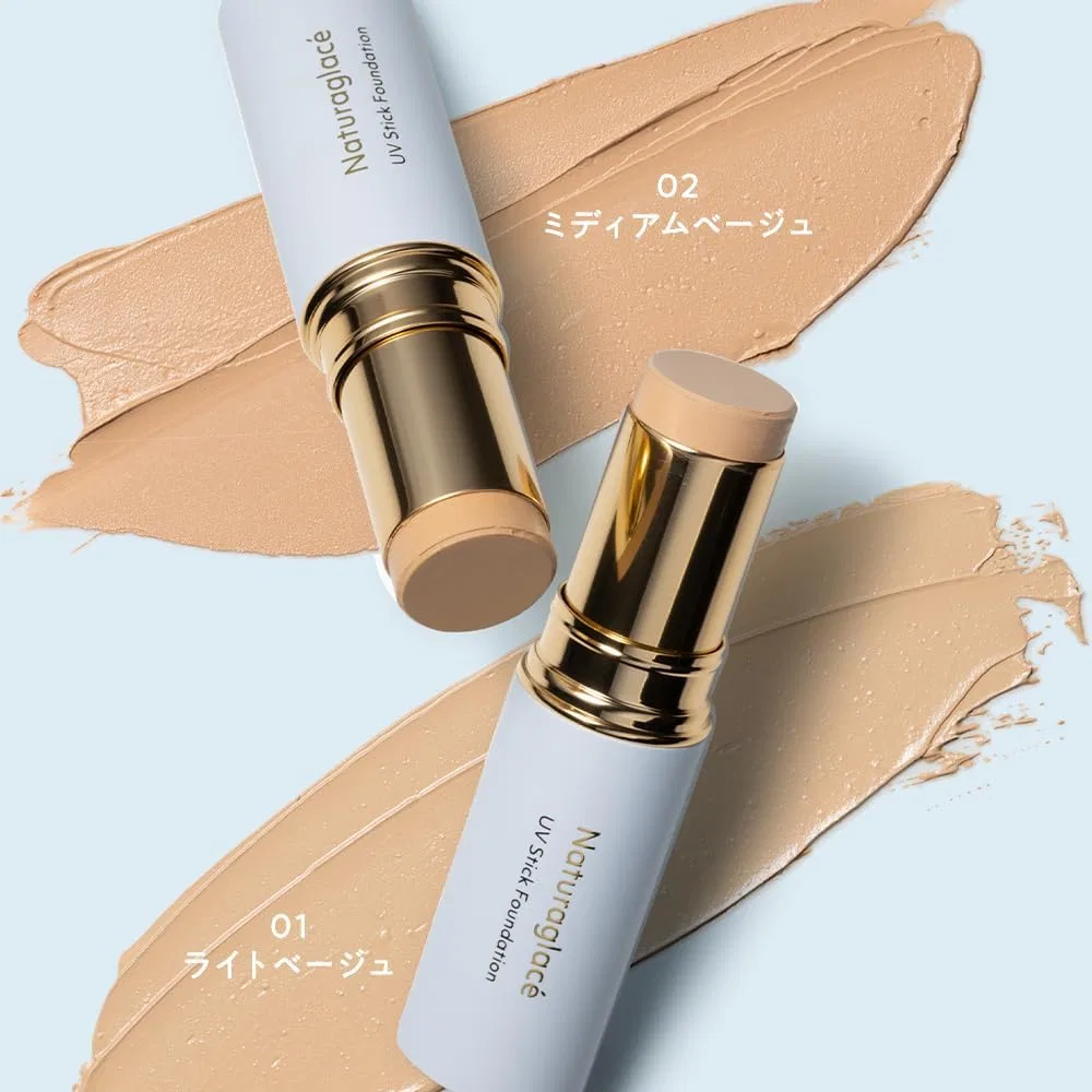 Тональный стик Naturaglace UV Stick Foundation 02 Medium Beige 12 г SPF50+ PA++++ — фото 2