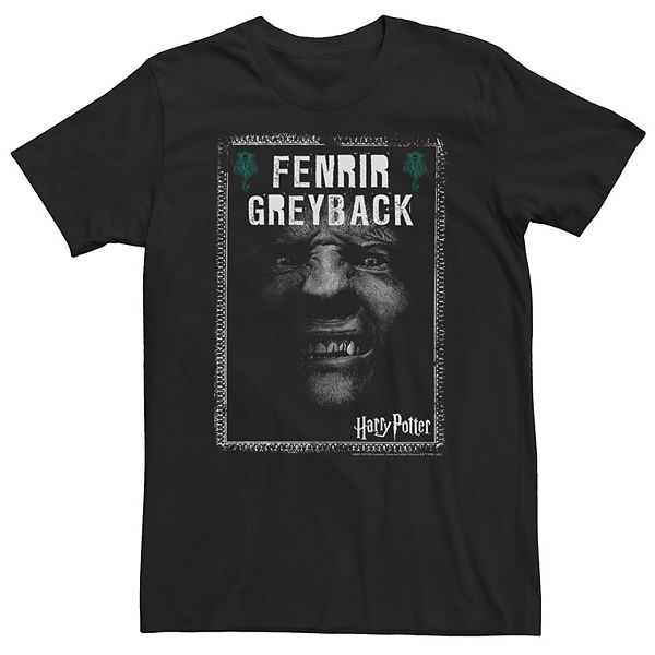 

Футболка Big & Tall Fenrir Greyback Dark Portrait Harry Potter