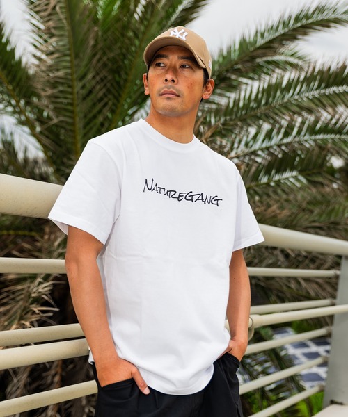 

Футболка с коротким рукавом, логотип Nature Gang Murasaki Sports, белый