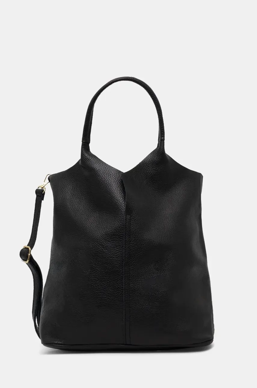 

Кожаная сумочка Answear Lab, черный