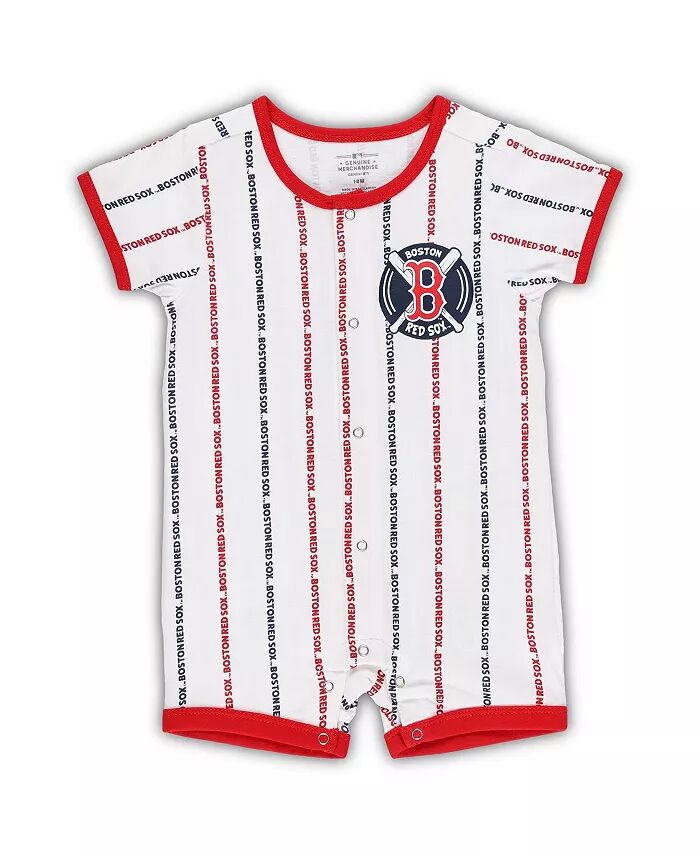 

Белый комбинезон для мальчиков и девочек Boston Red Sox Ball Hitter Outerstuff