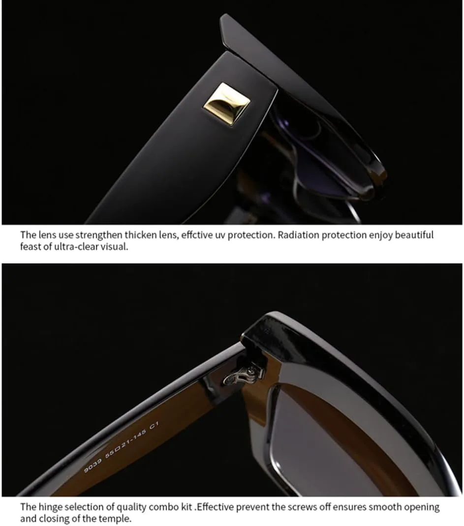 

Роскошные дизайнерские женские солнцезащитные очки «кошачий глаз», винтажные солнцезащитные очки для женщин с защитой от УФ-излучения UV400 SZVVBKK, Tea Tea