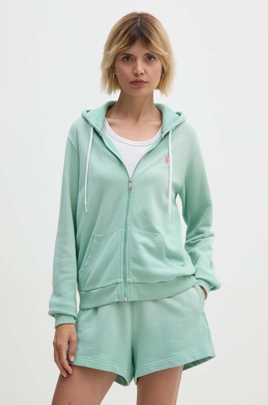 

Хлопковая толстовка Polo Ralph Lauren, зеленый