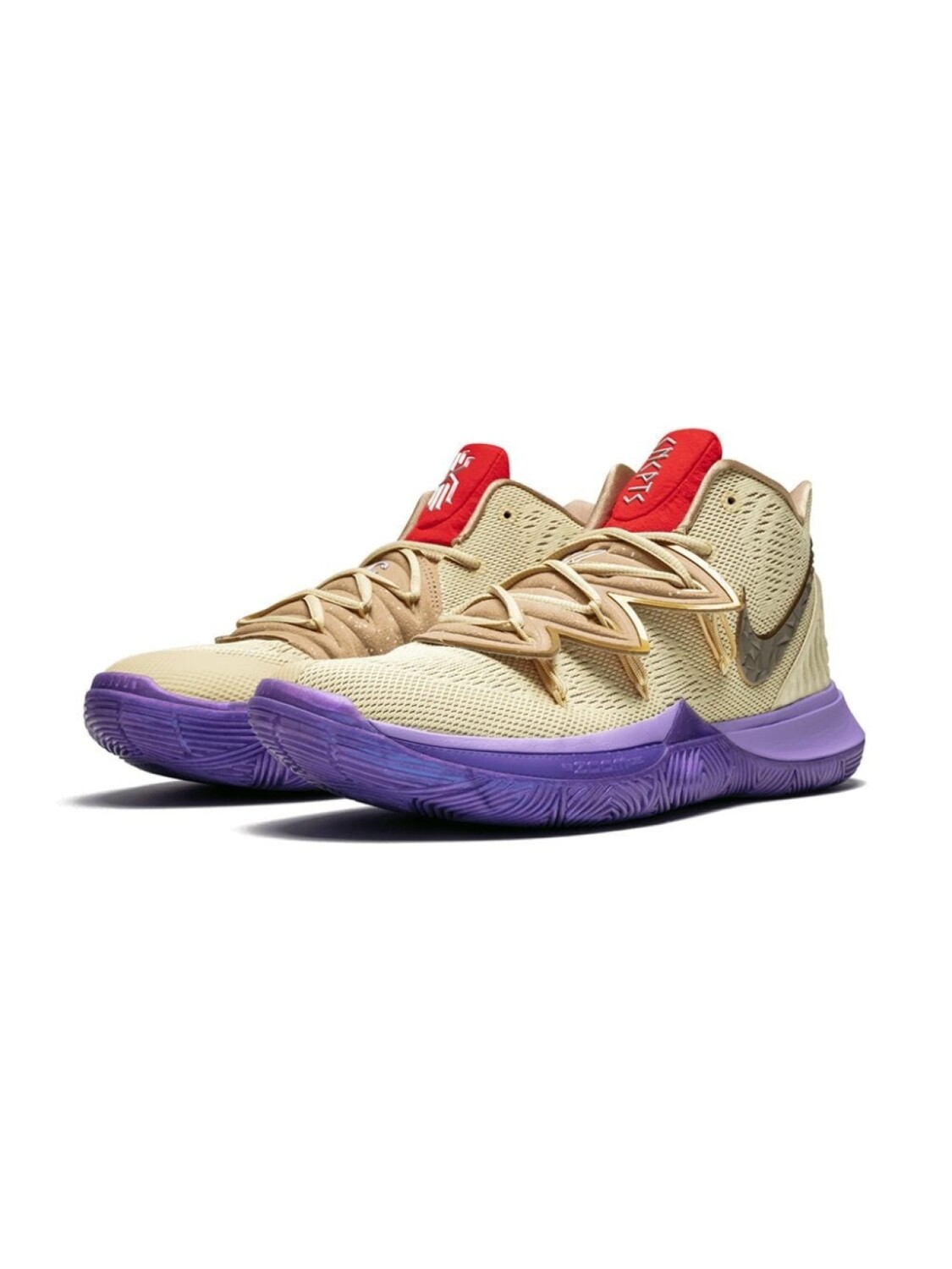 Кроссовки Kyrie 5 Concepts TV PE 3 Nike, бежевый — фото 2