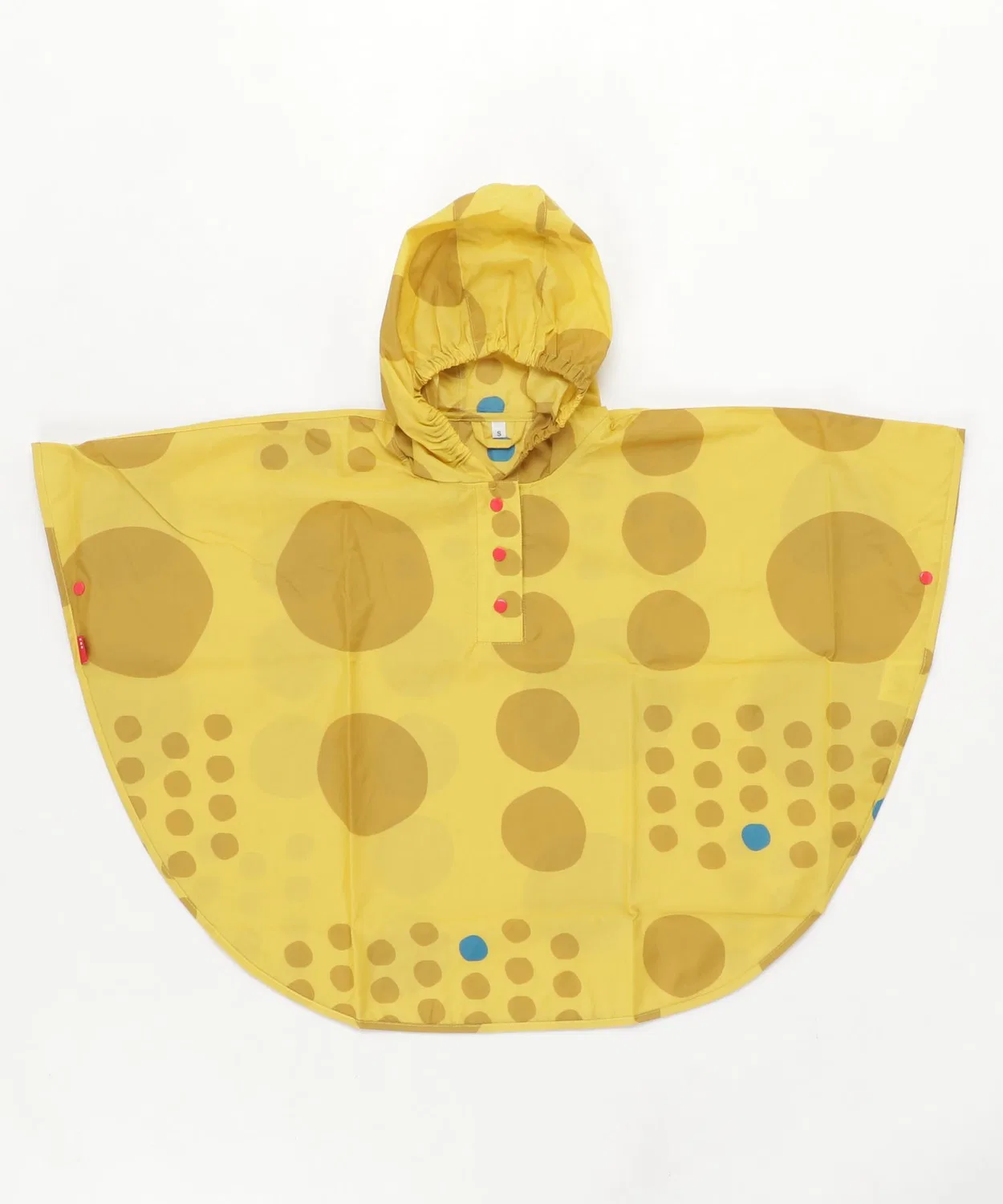 Детский дождевик-пончо maru' rain poncho kids S, тёмно-синий — фото 4