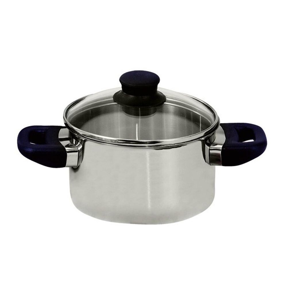 

ELO 68214 Кастрюля для мяса Juwel de Luxe из нержавеющей стали 18/10, со стеклянной крышкой, Ø 14 см, серебристый