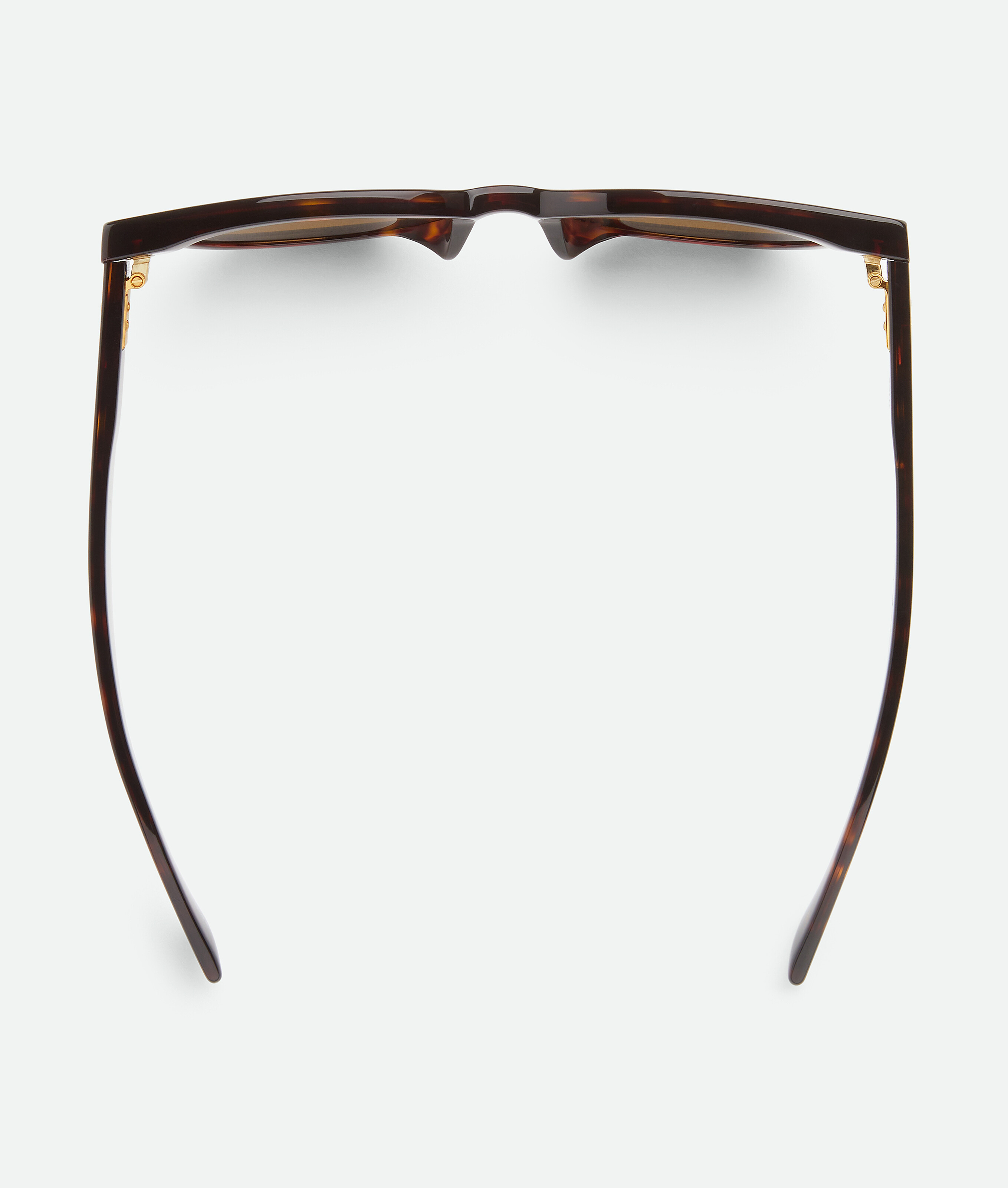 Dizzy round sunglasses BOTTEGA VENETA, коричневый/гавана — фото 4