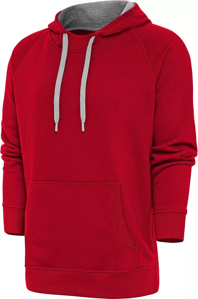 

Мужская толстовка для гольфа Antigua Victory Pullover, темно-красный
