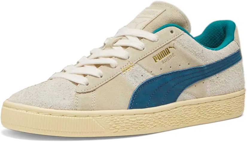 Детские кроссовки PUMA Suede JR Classic (младший/старший ребенок), бежевый — фото 4
