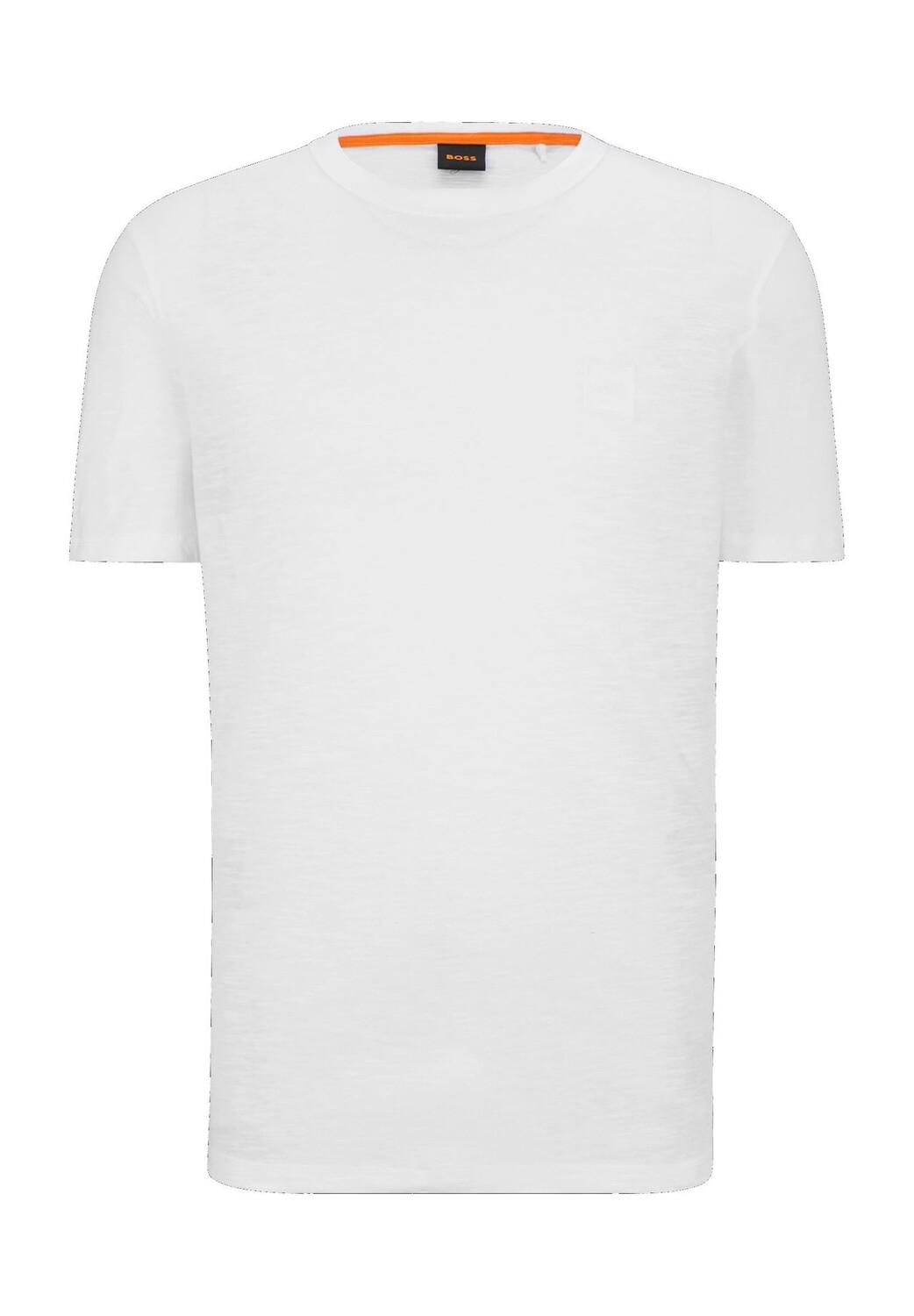

Футболка, хлопок, однотонная, мужская Hugo Boss, цвет White