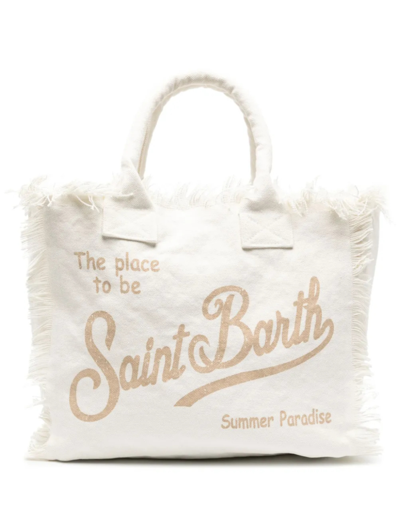 

Пляжная сумка Vanity из канваса MC2 Saint Barth, белый