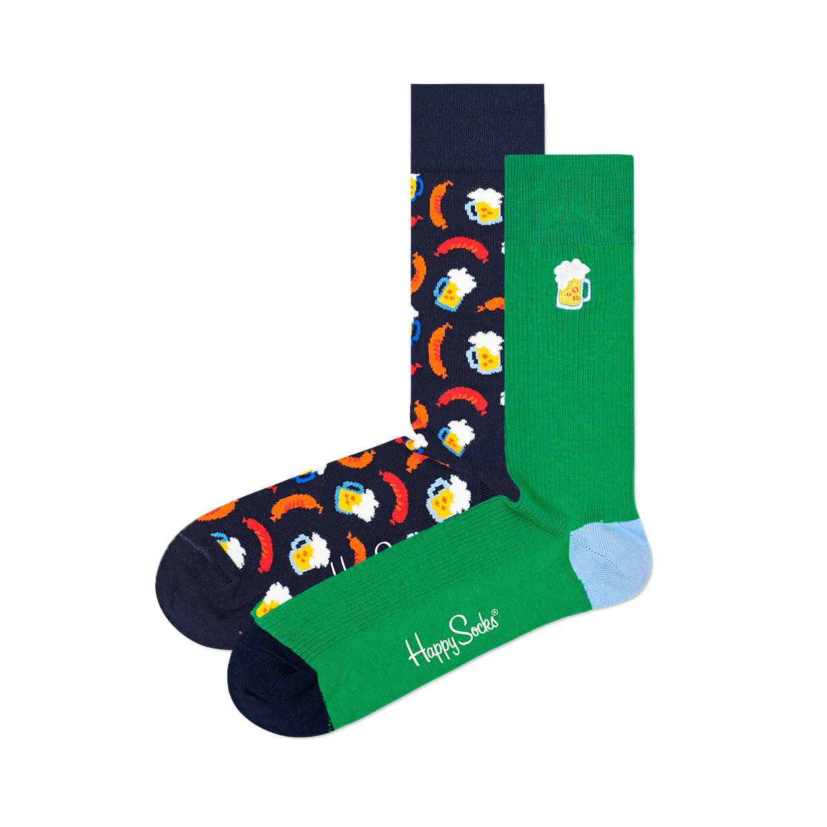 

Носки Happy Socks 2 шт, цвет Bier