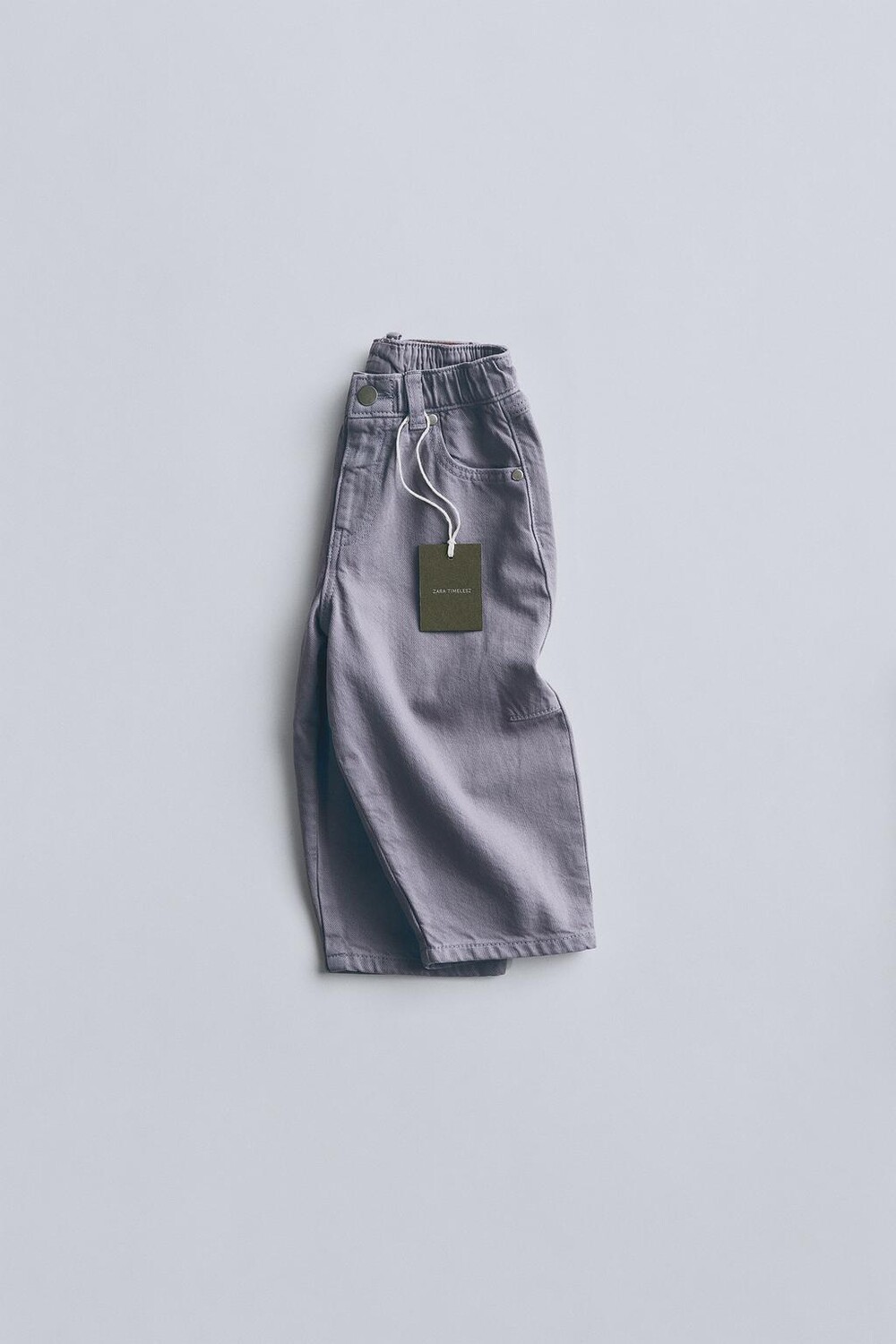 

Брюки balloon fit ZARA, сирень