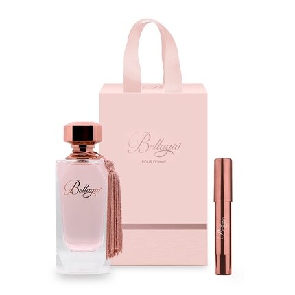 

Diamond Belagio Women'S Gift Box Eau De Parfum 100ml + Pen 3.2ml Fruity Scent Citrus Musk Made In Italy