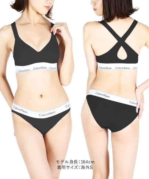 Спортивный бюстгальтер и шорты/стринги Calvin Klein Modern Cotton розовый — фото 3
