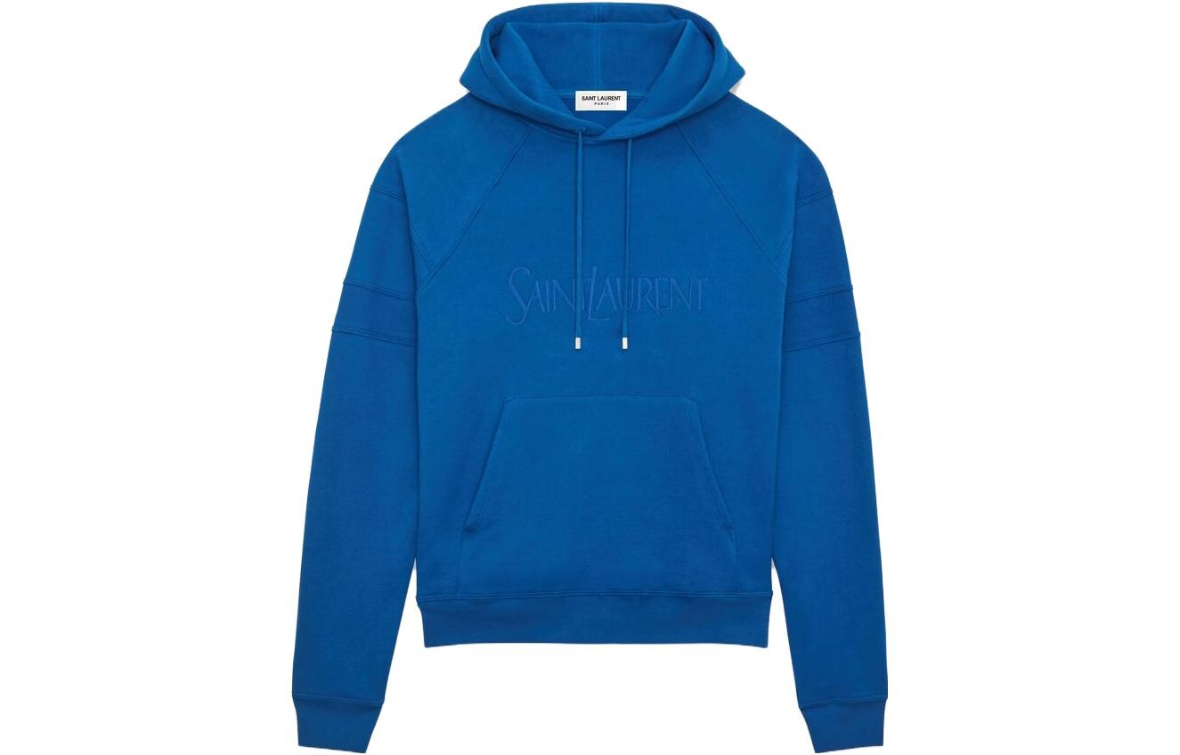 

SAINT LAURENT Мужская толстовка, цвет Blue