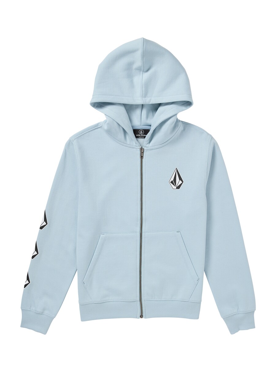 

Толстовка с капюшоном на молнии Volcom Iconic Stone, светло-синий