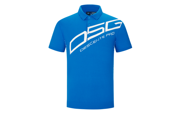 

Мужская рубашка-поло для гольфа DESCENTE, BU-BLUE