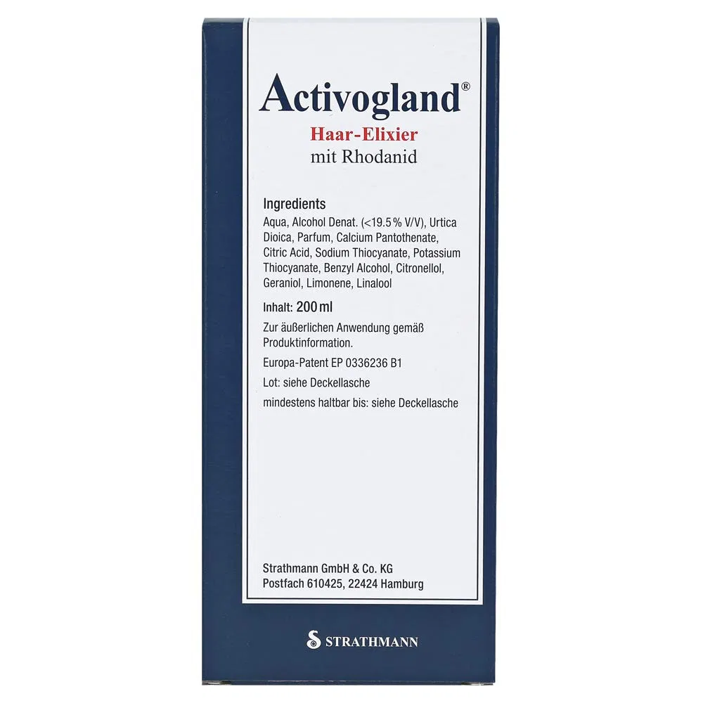 Эликсир для волос Activogland Hair Elixir Strathmann Gmbh & Co.Kg — фото 2