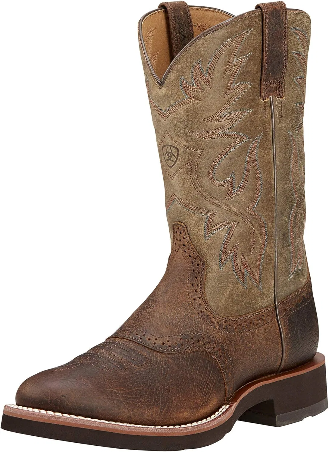 Мужские ковбойские ботинки ARIAT Heritage из крепа, Brown — фото 2