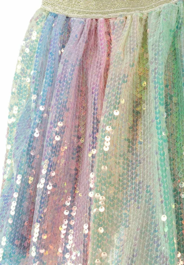 Юбка мини Minoti Sequin sparkle, разноцветная — фото 4
