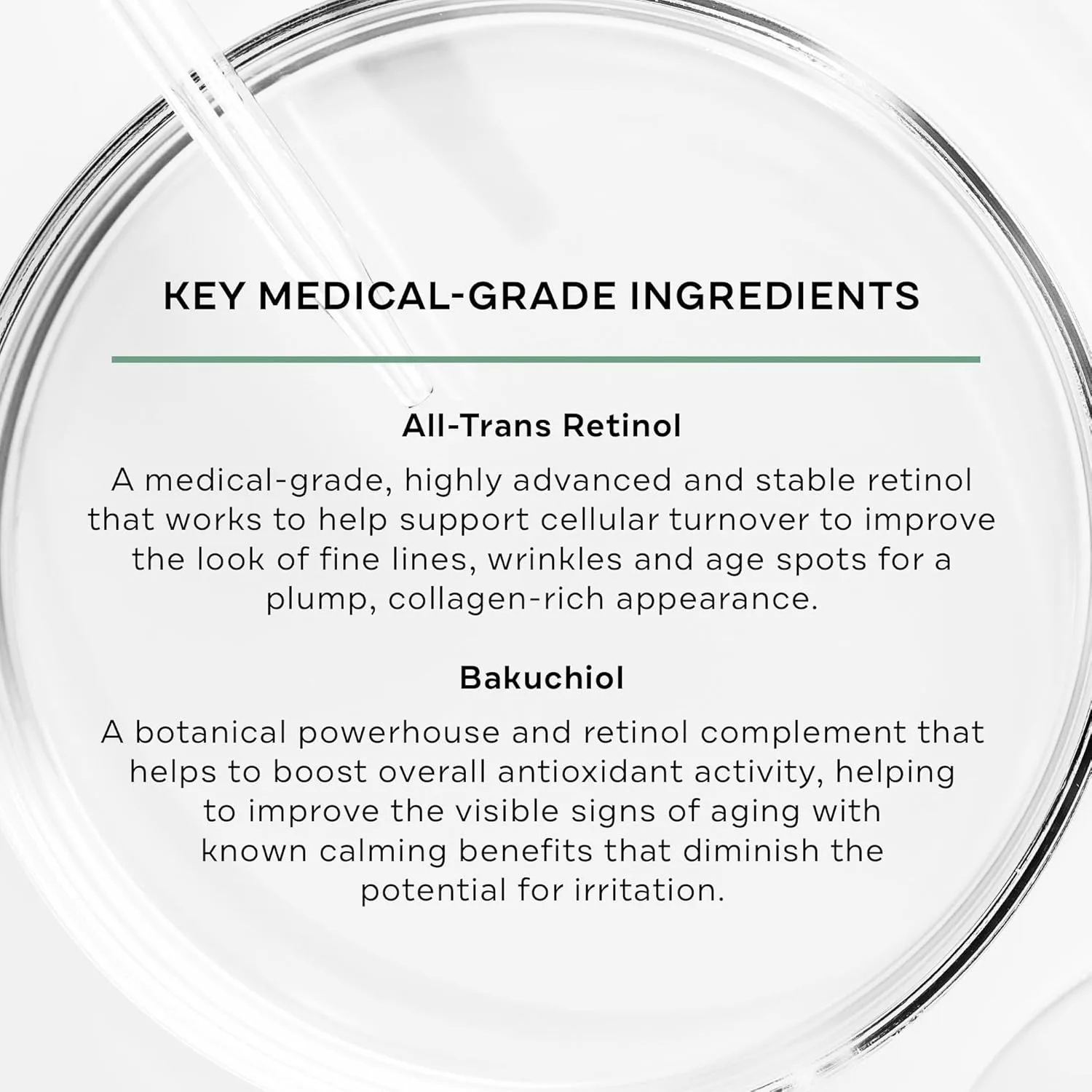 Сыворотка Replenix — Для лица Anti-Aging Retinol + Bakuchiol Concentrated Face Serum, медицинское средство для, 30 мл — фото 3
