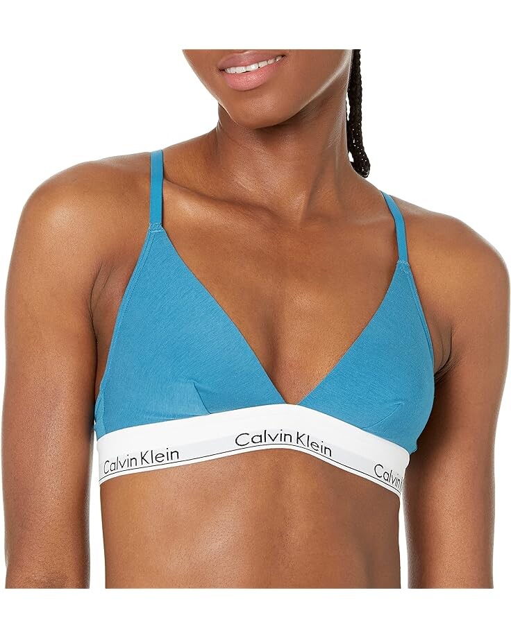 

Бюстгальтер Calvin Klein Calvin Klein Modern Cotton Triangle, цвет Tapestry Teal