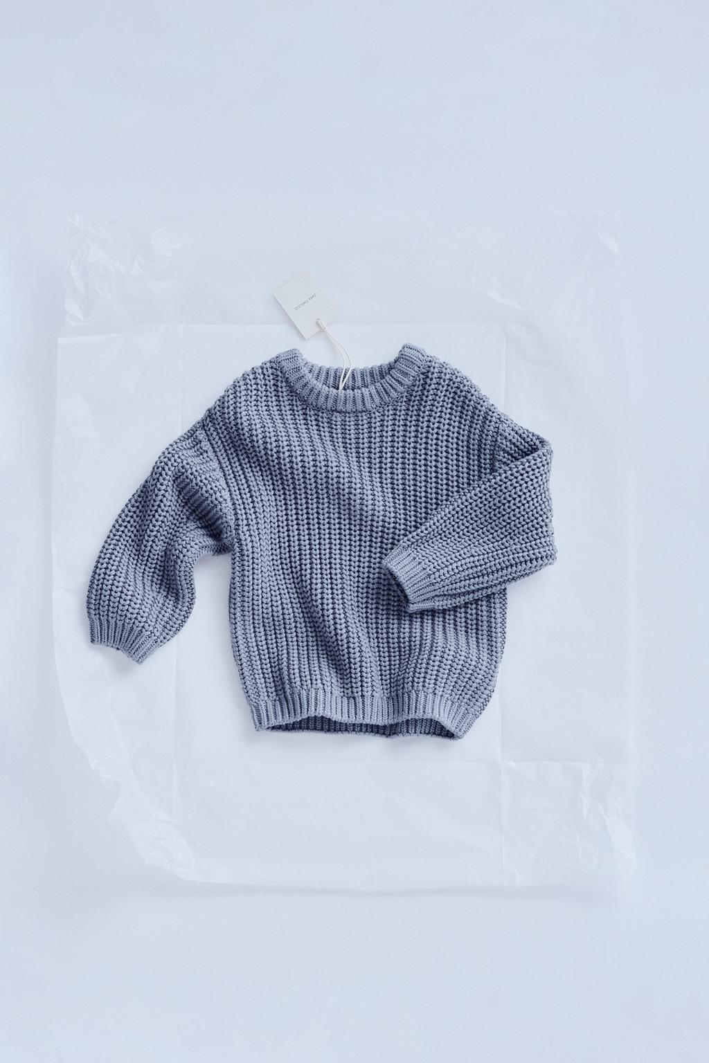 

Джемпер из плотной вязки ZARA, цвет Blue/Steel