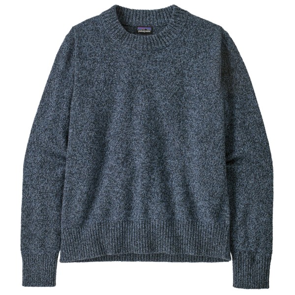 

Женский свитер с круглым вырезом из переработанной шерсти - шерстяной свитер Patagonia, синий