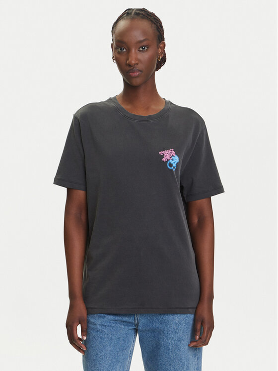 

Футболка свободного кроя Neon DW0DW21358 Tommy Jeans, серый