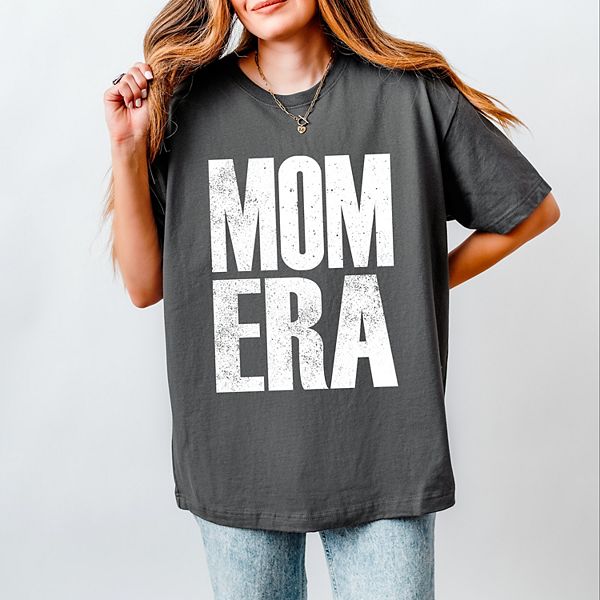 

Футболка женская Mom era distressed Simply Sage Market, Asphalt