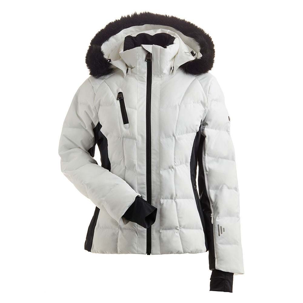 

Утепленная горнолыжная куртка Nils Whistler с искусственным мехом (женская), White/Black