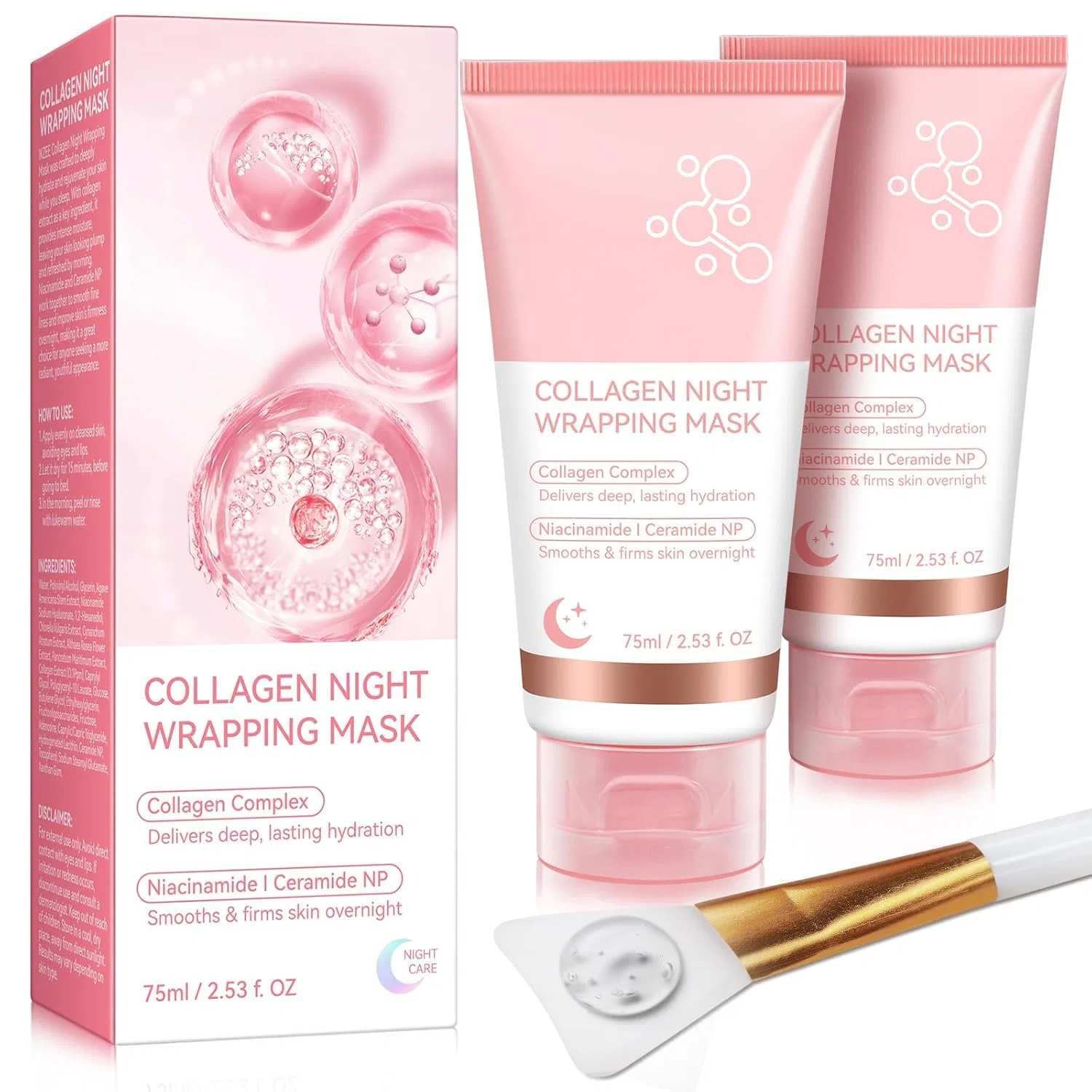 Маска для лица Cckuloob — Ночная коллагеновая «Collagen Night Wrapping Mask»