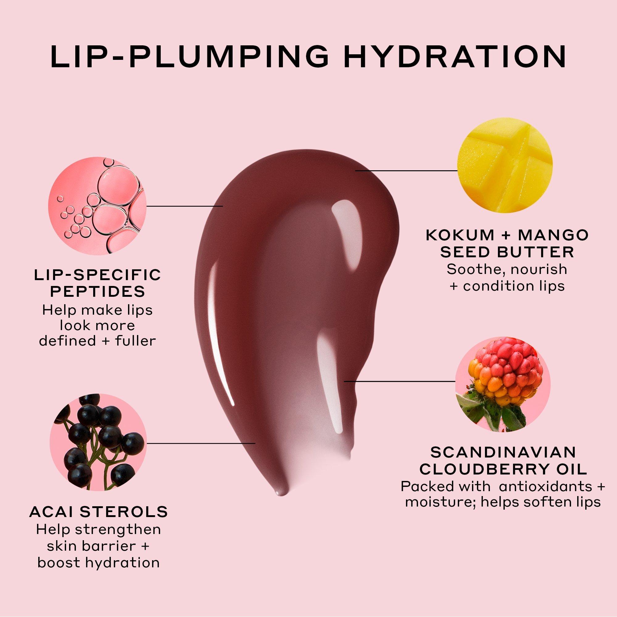 Увлажняющий пептидный бальзам для губ OLEHENRIKSEN Pout Preserve, Cocoa Crème, 12 мл — фото 4