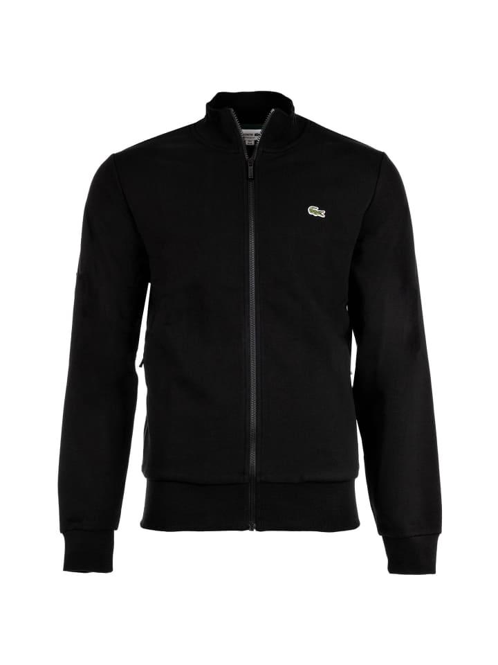 Толстовка Lacoste Sweatjacke, черный — фото 4