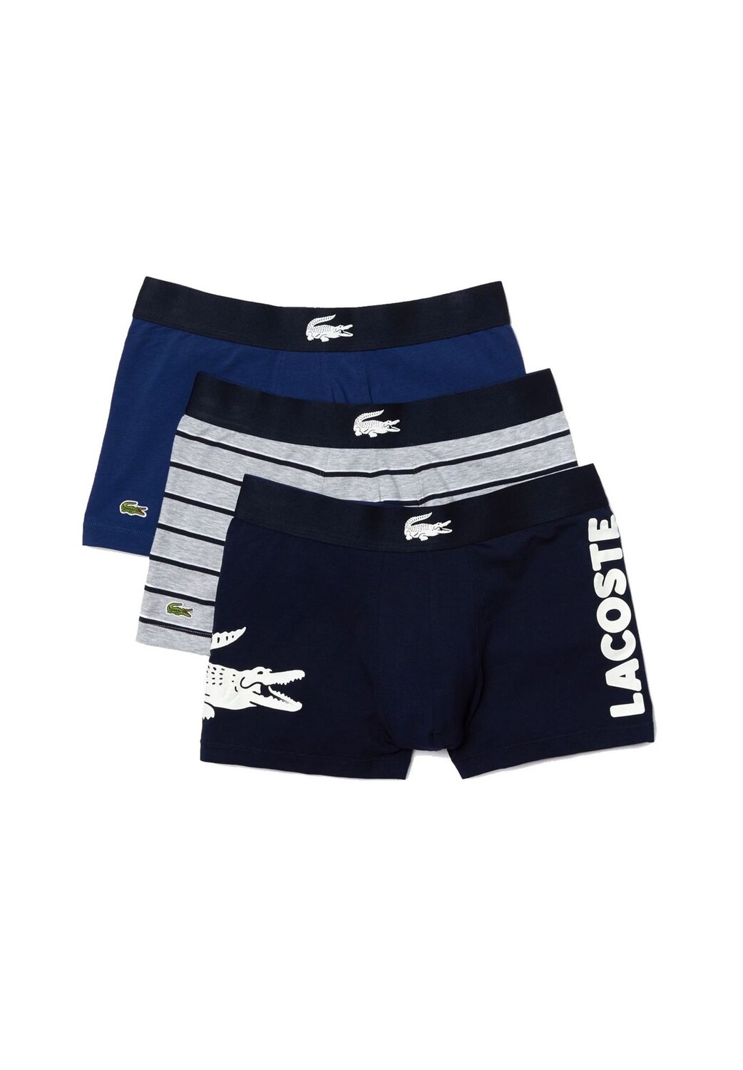 

Шорты/брюки в стиле ретро, ​​набор из 3 базовых вещей LACOSTE, цвет Navy Blue Silver Chine