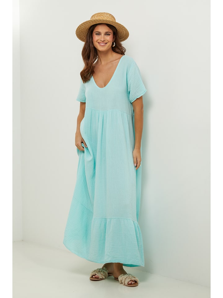 

Длинное платье Lin Passion, бирюзовый