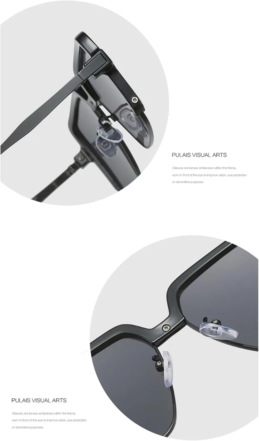 

bullabulling Модные большие квадратные женские солнцезащитные очки в винтажном стиле, панк, мужские очки для активного отдыха, солнцезащитные очки UV400, Clear