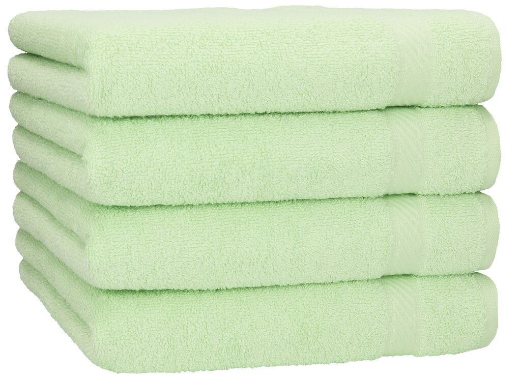 

Ross Cashmere Feel 4 полотенца и 2 полотенца для душа — в наборе. Впитывающие и очень мягкие на ощупь, простые в уходе и приятные для кожи, с тонкой волнистой каймой. Betzshop, зеленый