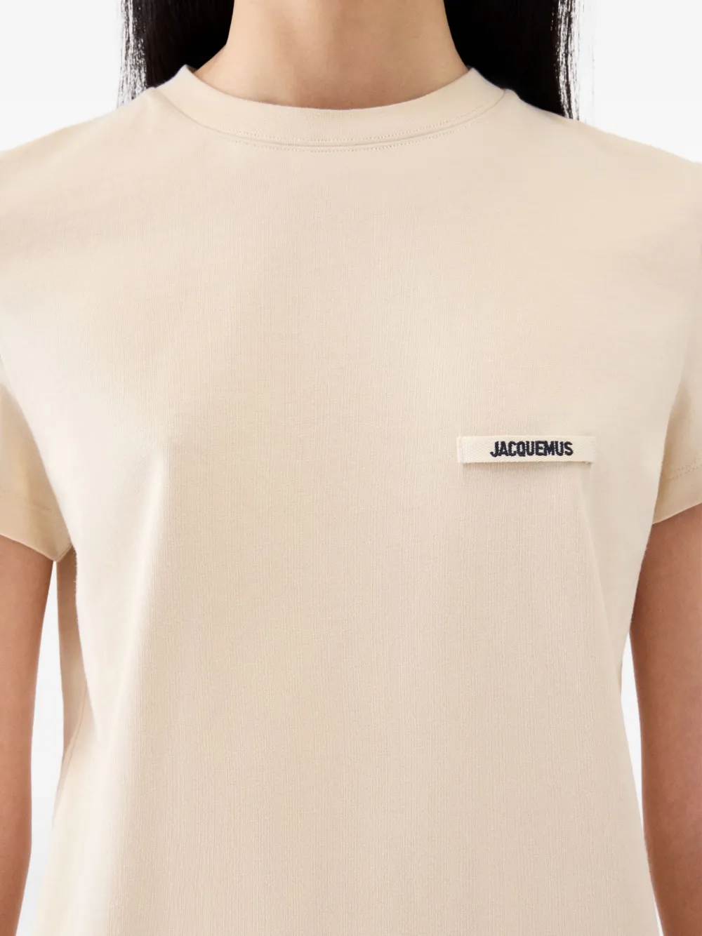 Футболка с нашивкой-логотипом JACQUEMUS, нейтральный — фото 4