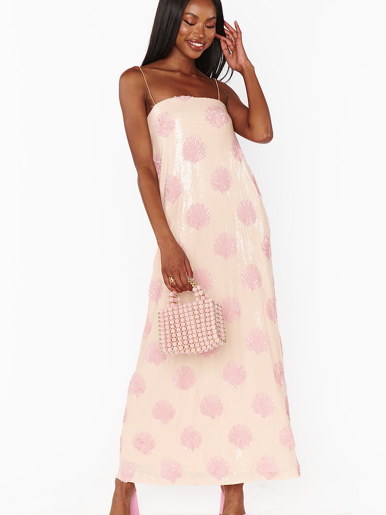 

Платье миди Лиззи Show Me Your Mumu, цвет shell sequin