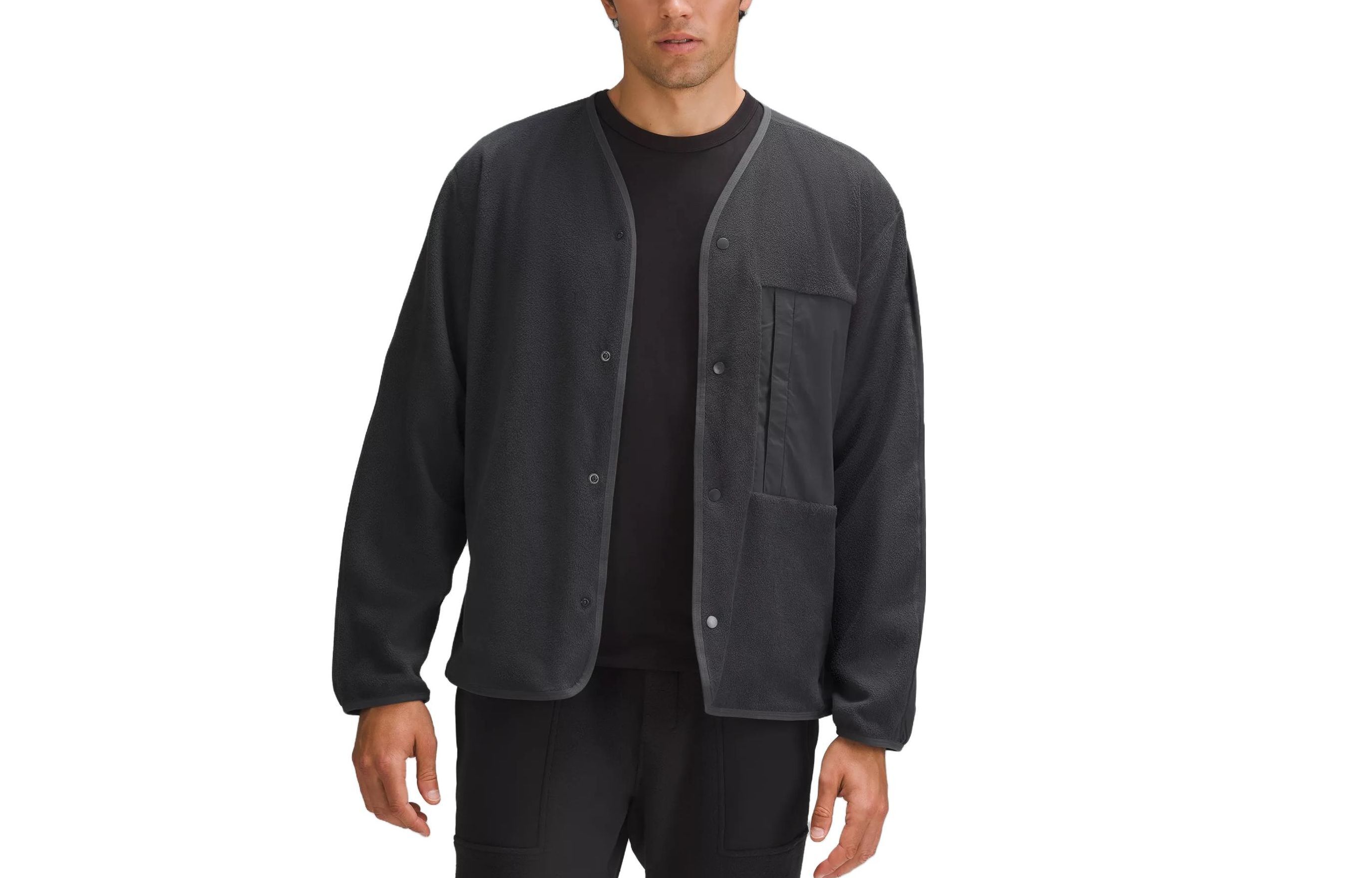 

Lululemon Мужская куртка из флиса с вельветовой текстурой, Graphite Gray/GGRE