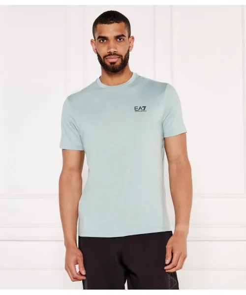 

Футболка Slim fit Ea7, зеленый