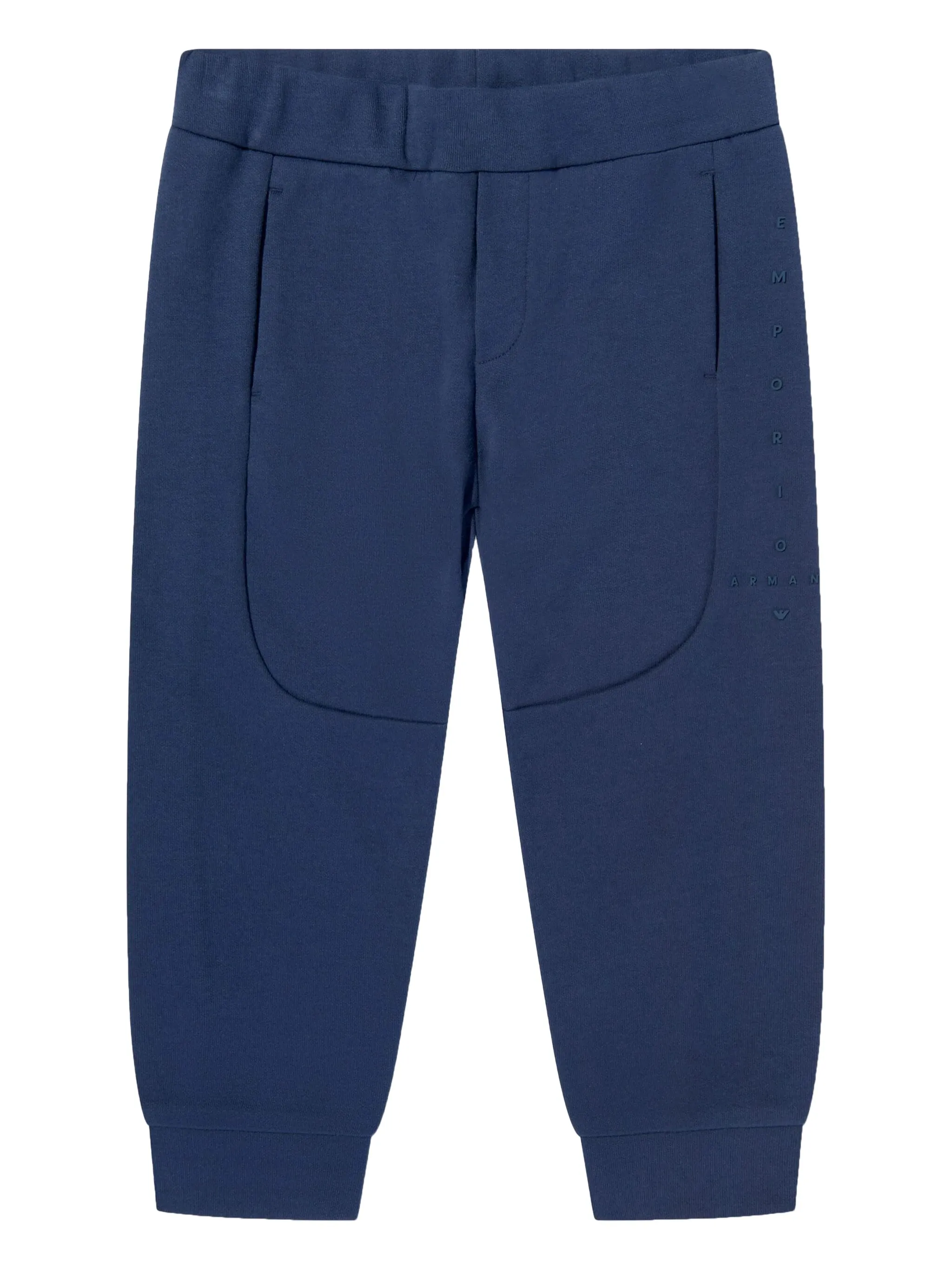 

Брюки с тиснением Emporio Armani Kids, синий