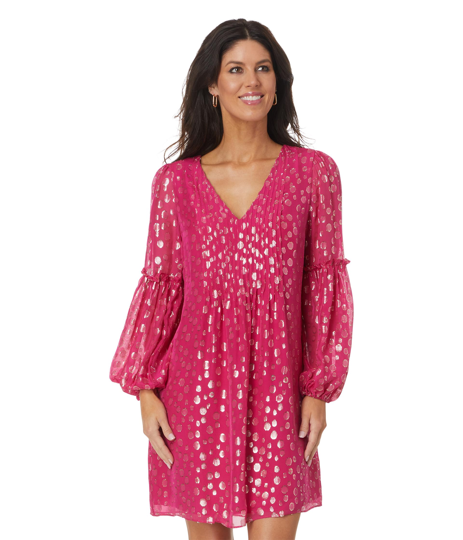 

Платье Lilly Pulitzer Cleme Silk Dress, Mystique Pink Silk Bubbly Clip